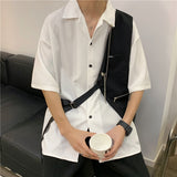 Men's Vest Stitching Design Shirt